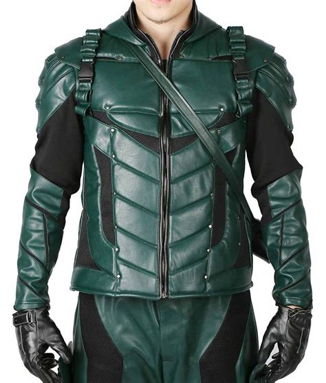 green arrow replica jacket|green arrow cosplay jacket.